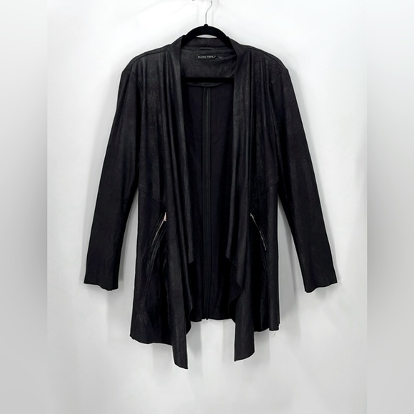 BLACK TAPE Faux Suede Waterfall Jacket - Picture 2 of 5